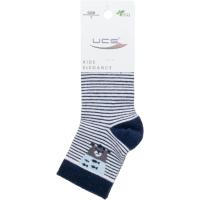 Носки детские UCS Socks в полоску с мишкой Фото