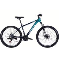 Велосипед Space 27.5" PHAETON DD FR рама-17" AL 2026 синьо-бірюзов Фото