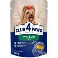 Вологий корм для собак Club 4 Paws Premium для мініатюрних та малих порід з качкою в Фото