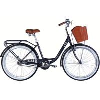 Велосипед Dorozhnik 26" LUX Velosteel рама-17" ST 2026 темно-сірий Фото
