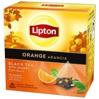 Чай Lipton зі смаком апельсину 20 пакетиків Фото