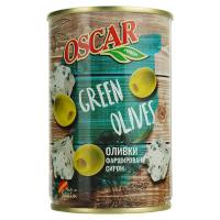 Овощная консервация Oscar foods Оливки фаршированные творогом 300 г Фото