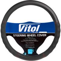 Чехол на руль VITOL M чорн. Фото