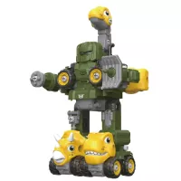 Конструктор Otamanko Машинка-конструктор Трансформер Динозавр 5 в 1 Зел Фото