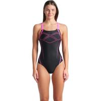 Купальник Arena Graphic Swimsuit Swim Pro Back 009024-590 чорний, Фото