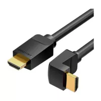 Кабель мультимедийный Vention HDMI M to HDMI M 2.0m V2.0 4K60Hz 90° corner PVC b Фото
