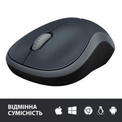 Мышка Logitech M185 swift grey Фото 4