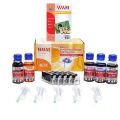Комплект перезаправляемых картриджей WWM CANON IP4840/3600/4600/MP540/MG5140 Фото