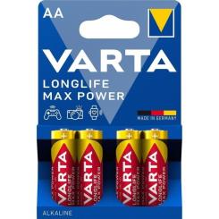 Батарейка Varta AA Longlife Max Power щелочная * 4 Фото