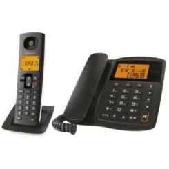 Телефон DECT Alcatel Versatis E100 Combo Black-White Фото