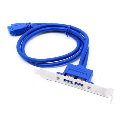 Кабель питания Atcom косичка (для системної плати), 2xUSB 3.0 Фото 1