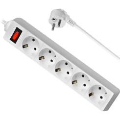 Сетевой фильтр питания Defender ES 1.8m 5 роз. white Фото 4