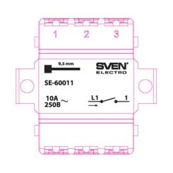 Выключатель Sven SE-60011 white Фото 3