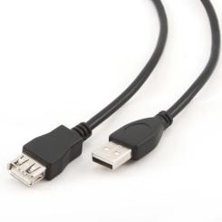 Дата кабель Cablexpert USB 2.0 AM/AF 4.5m Фото 1