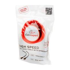 Кабель мультимедийный Cablexpert HDMI M to HDMI mini M 1.8m Фото 1