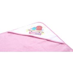 Полотенце для купания детское Luvable Friends с капюшоном для девочек Фото 1