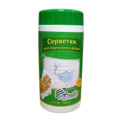 Салфетки Arnika for marker boards tub-100pcs Фото