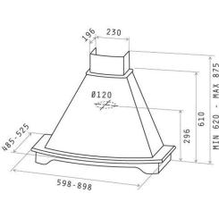 Вытяжка кухонная Elica CORALINE WH/A/90 T.GREZZO Фото 6