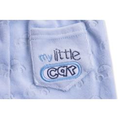 Набор детской одежды Luvena Fortuna велюровый голубой c капюшоном Фото 5