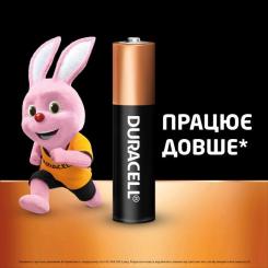 Батарейка Duracell AAA лужні 6 шт. в упаковці Фото 2
