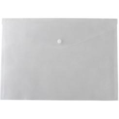 Папка - конверт Buromax А4, with a button, clear Фото