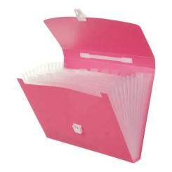 Папка - портфель Buromax A4/35мм, BAROCCO, pink Фото 1