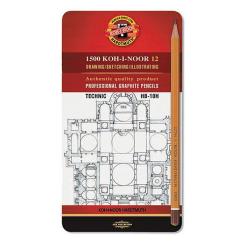 Карандаш графитный Koh-i-Noor 1502.І Technic, НВ-10Н, 12 шт. Фото