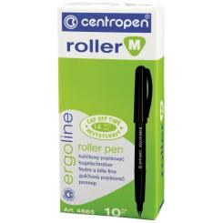 Роллер Centropen 4665 M ergoline, 0.6 мм black Фото 1