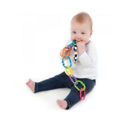 Прорезыватель Playgro Цепочка Зебра Фото 1