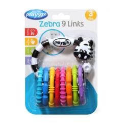 Прорезыватель Playgro Цепочка Зебра Фото 2