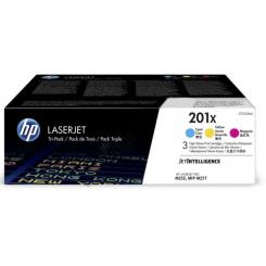 Картридж HP CLJ 201X CYM (CF401X,CF402X,CF403X) Tri-Pack Фото