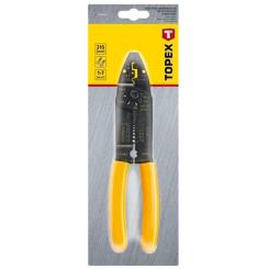 Клещи Topex для обжима кабельных наконечников, 210 мм Фото 1