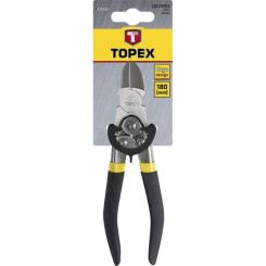 Кусачки Topex боковые с шарниром, 180 мм Фото 1