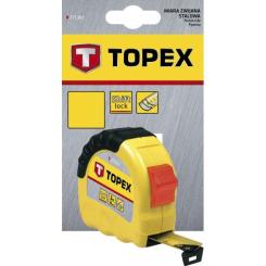 Рулетка Topex стальная лента 8 м x 25 мм Фото 1