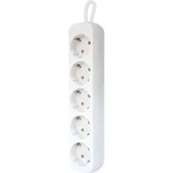 Сетевой удлинитель Defender E550 5.0 m 5 роз white Фото 1