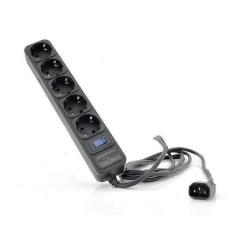 Сетевой фильтр питания Merlion 5 розеток, 3м, UPS Фото