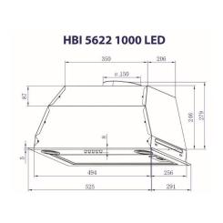Вытяжка кухонная Minola HBI 5622 BL 1000 LED Фото 7