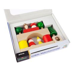 Конструктор Nic cubio деревянный 17 эл. Фото 1