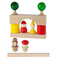 Конструктор Nic cubio деревянный 17 эл. Фото 2