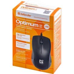 Мышка Defender Optimum MB-160 Black USB Фото 3