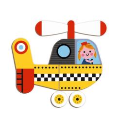 Развивающая игрушка Janod Магнітна книга Транспорт Фото 2