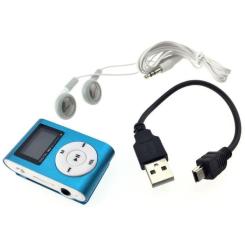 MP3 плеер Toto With display&Earphone Mp3 Blue Фото 2