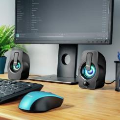 Акустическая система Trust Gemi RGB black USB Фото 6
