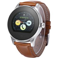 Смарт-часы UWatch K88H Brown Leather Strap Фото 1