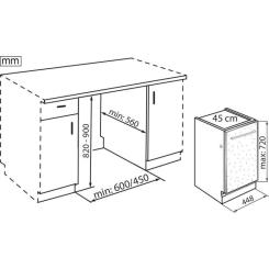 Посудомоечная машина Whirlpool WSIC3M27C Фото 1