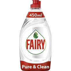 Средство для ручного мытья посуды Fairy Pure & Clean 450 мл Фото
