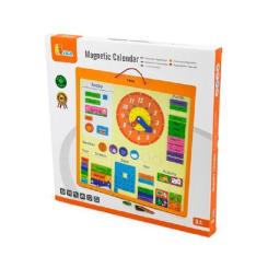 Развивающая игрушка Viga Toys Календарь магнитный англ. Фото 1