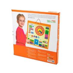 Развивающая игрушка Viga Toys Календарь магнитный англ. Фото 2