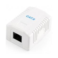 Компьютерная розетка Cablexpert RJ45x1 UTP cat.6 Фото