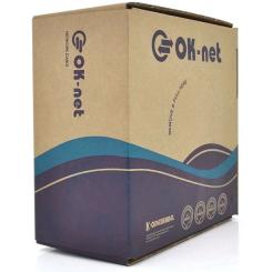 Кабель сетевой OK-Net UTP 100м cat.5e зовнішній (U/UTP-cat.5E) Фото